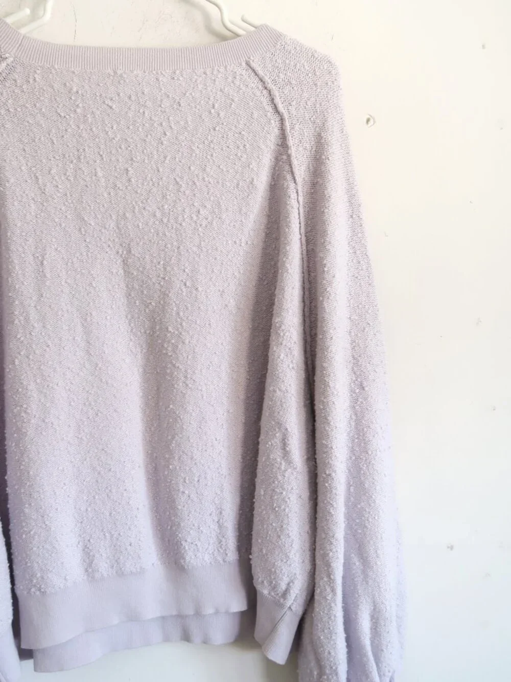 Free People Pale Lavender Sweater - SIze Medium
